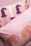 Shop_Kyoona_Pink 100% Cotton Printed The Basharat Animal Bedsheet Set _Online_at_Aza_Fashions