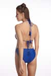 Buy_Kai Resortwear_Blue Halter Neck Bikini Set  _Online_at_Aza_Fashions