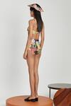 Shop_Shivan & Narresh_Multi Color Italian Jersey Printed Bikini Set_at_Aza_Fashions