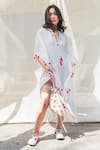 Buy Nikasha White Cotton Round Kaftan Dress at Aza Fashions Buy_Nikasha_White Cotton Round Kaftan Dress _at_Aza_Fashions
