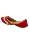Buy_5elements_Red Velvet Juttis _Online_at_Aza_Fashions