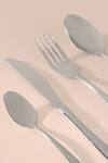 Table Manners_Silver Stainless Steel Majestic Cutlery Set With Egg Case_at_Aza_Fashions