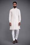 Buy_Raghavendra Rathore Jodhpur_Off White Cotton Kurta _at_Aza_Fashions