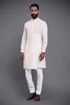 Buy_Raghavendra Rathore Jodhpur_Off White Cotton Kurta _Online_at_Aza_Fashions
