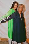 Shop_Anamika Khanna_Green Silk Kurta And Pant Set_at_Aza_Fashions