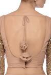 Shop_Astha Narang_Pink Blouse Crepe Lehenga Embroidered Floral V Neck Set For Women_Online_at_Aza_Fashions