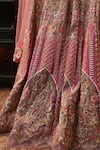 Moledro_Purple Lehenga Zari Brocade Alora Embroidered Bridal Set With Applique Blouse _at_Aza_Fashions