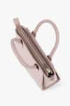 Tan & Loom_Pink Textured Leather Sling Bag _at_Aza_Fashions