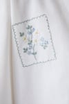 The Summer House_White Handloom Cotton Embroidery Floral Cuban Collar Kati Shirt  _Online_at_Aza_Fashions