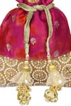 Shop_Miar Designs_Pink Tie Dye Krisha Tie-dyed Potli Bag_Online_at_Aza_Fashions