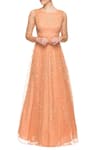 Buy_Astha Narang_Orange Sequin Embellished Gown_at_Aza_Fashions