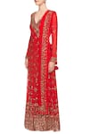 Buy_Astha Narang_Red Embellished Anarkali With Dupatta_Online_at_Aza_Fashions