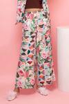 Buy_Rhe-Ana_Green Rayon Printed Pastel Floral Shawl Blazer Shirt And Pant Co-ord Set  _Online_at_Aza_Fashions