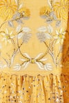 Rang by Lespetits_Yellow Embroidered Sharara And Top Set For Girls_Online_at_Aza_Fashions