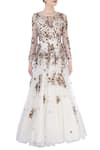 Shop_Astha Narang_White Embellished Gown For Women_Online_at_Aza_Fashions