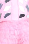 Buy_The Little Celebs_Pink Net, Satin Embroidery Acrylic Dress _Online_at_Aza_Fashions