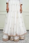 Shop_Sheetal Batra_White Silk Chanderi Anarkali Set_Online_at_Aza_Fashions