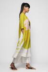 Payal Khandwala_Green Printed Linen Tunic_Online_at_Aza_Fashions