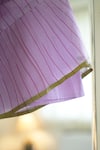 Love The World Today_Purple Handwoven Cotton Silk Stripe Lata Tiered Dress _Online_at_Aza_Fashions