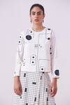 The Summer House_Cream Organic Cotton Top_at_Aza_Fashions