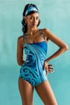 Buy_Limerick by Abirr N' Nanki_Multi Color 82% Polyester Printed Abstract Paisley Coco Monokini  