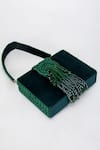 Shop_Eena_Green Erisha Embroidered Box Clutch _Online_at_Aza_Fashions