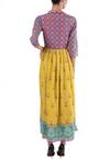 Shop_Soup by Sougat Paul_Multi Color Floral Printed Zippered Dress  _at_Aza_Fashions