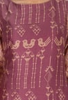 Buy_Soup by Sougat Paul_Purple Grape Wine Bird Printed Maxi Dress_Online_at_Aza_Fashions