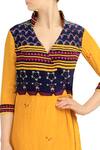 Buy_Soup by Sougat Paul_Yellow Printed Overlay Jumpsuit _Online_at_Aza_Fashions