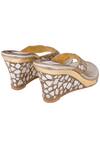 Buy_Fuchsia_Gold Dull Mirror-work Pair Of Peeptoes_Online_at_Aza_Fashions