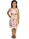 Ribbon Candy_Pink Cotton Floral Print Dress _Online_at_Aza_Fashions