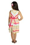 Shop_Ribbon Candy_Multi Color Cotton Striped Dress _at_Aza_Fashions