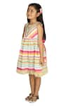 Buy_Ribbon Candy_Multi Color Cotton Striped Dress _Online_at_Aza_Fashions