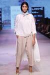 Buy_Eka_White Cotton Linen Schiffli Top_at_Aza_Fashions