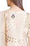 Sahil Kochhar_Beige Hand Embroidered Kurta Set  _Online_at_Aza_Fashions
