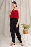 Namrata Joshipura_Black Draped Pants _Online_at_Aza_Fashions