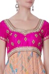 Buy_Bhumika Grover_Pink And Peach Flared Anarkali Set For Women_Online_at_Aza_Fashions