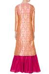 Shop_Neha Mehta Couture_Pink Silk Kurta And Lehenga Set_at_Aza_Fashions