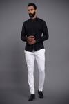 Buy_Raghavendra Rathore Jodhpur_Black Cotton Shirt _at_Aza_Fashions