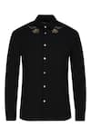 Shop_Noonoo_Black Giza Cotton Slim-fit Shirt _Online_at_Aza_Fashions