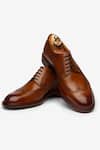 Buy_Bridlen_Brown Longwing Derby Shoes _at_Aza_Fashions