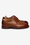 Bridlen_Brown Longwing Derby Shoes _Online_at_Aza_Fashions
