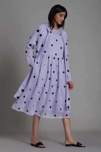 MATI TEEN PATTI DRESS-LAVENDER main image 0