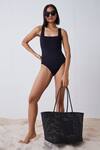 The Summer House_Black Jolene Swimsuit_Online_at_Aza_Fashions
