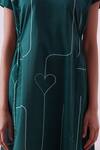 The Summer House_Green Daiena Printed Midi Dress_at_Aza_Fashions