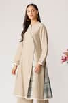 Buy Payal Pratap Beige Linen Round Tunic Online at Aza Fashions Buy_Payal Pratap_Beige Linen Round Tunic _Online_at_Aza_Fashions