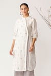 Buy_Payal Pratap_White Handloom Cotton Tunic _Online_at_Aza_Fashions