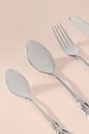 Table Manners_Silver Stainless Steel Engraved Cutlery Set_Online