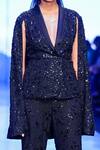 Nachiket Barve Black Georgette, Viscose Beads, Sequins Astral Cape Blazer And Pant Set Online at Aza Fashions Nachiket Barve_Black Georgette, Viscose Beads, Sequins Astral Cape Blazer And Pant Set _Online_at_Aza_Fashions