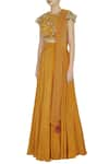 Buy_Bhumika Sharma_Yellow Crepe Silk Embellished Lehenga Set_Online_at_Aza_Fashions